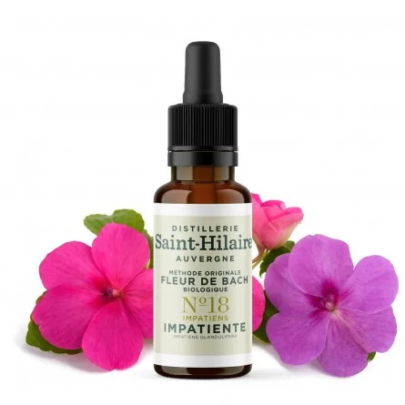 Fleur de bach impatiente n°18 bio (impatiens) - 1